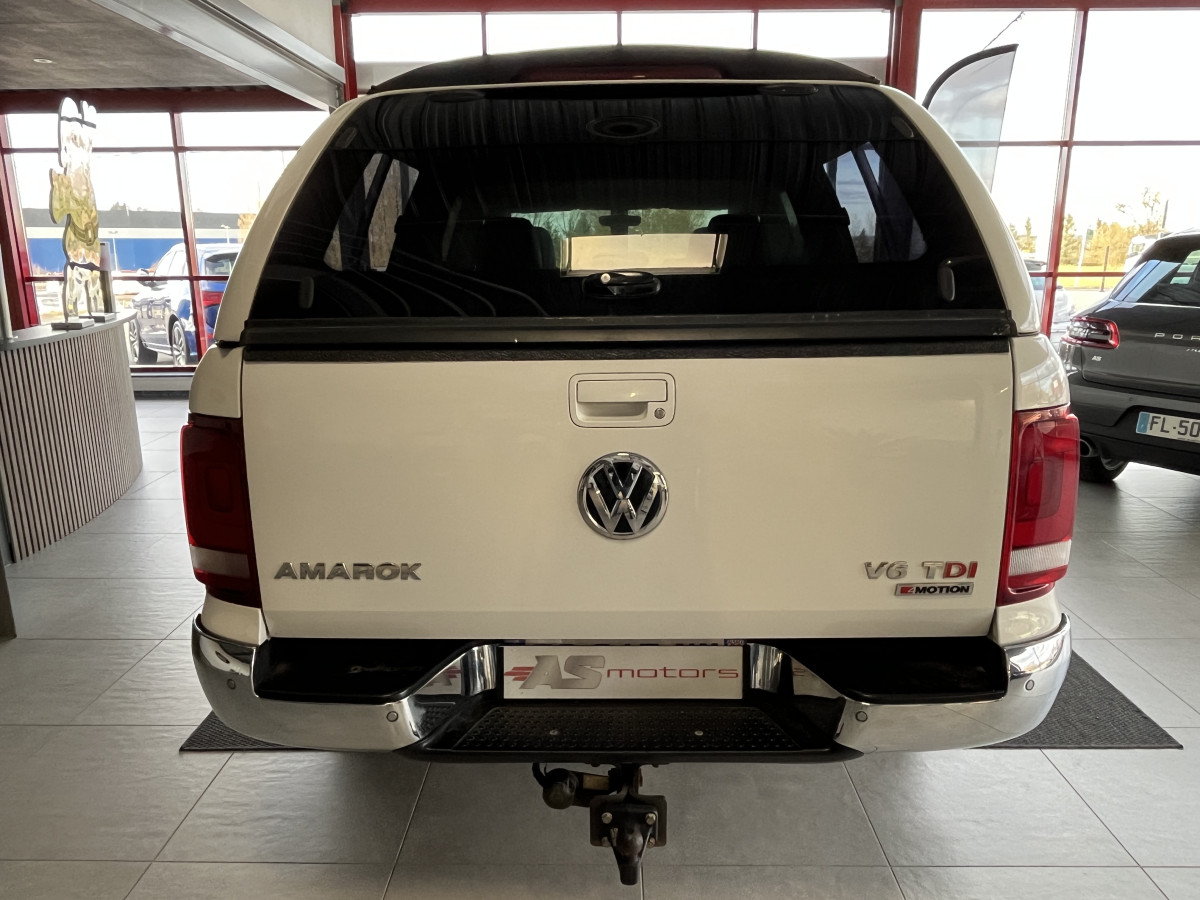 VOLKSWAGEN AMAROK CARAT 3,0 V6 TDI 224 BVA 4MOTION DOUBLE CABINE PICKUP ATTELAGE GPS APPLE CARPLAY  CAMERA REGULATEUR FEUX BI-XENON PARK PILOT EXCELLENT ETAT
