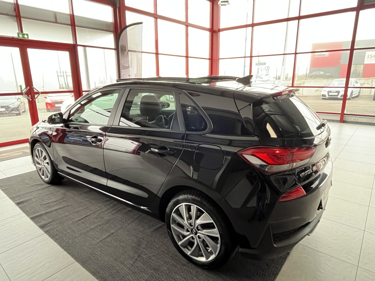 HYUNDAI I 30 NLINE 1,0 T-GDI 120 TOIT PANORAMIQUE OUVRANT GPS CAMERA REGULATEUR LIMITEUR KEYLESS  FEUX LED PARK PILOT EXCELLENT ETAT