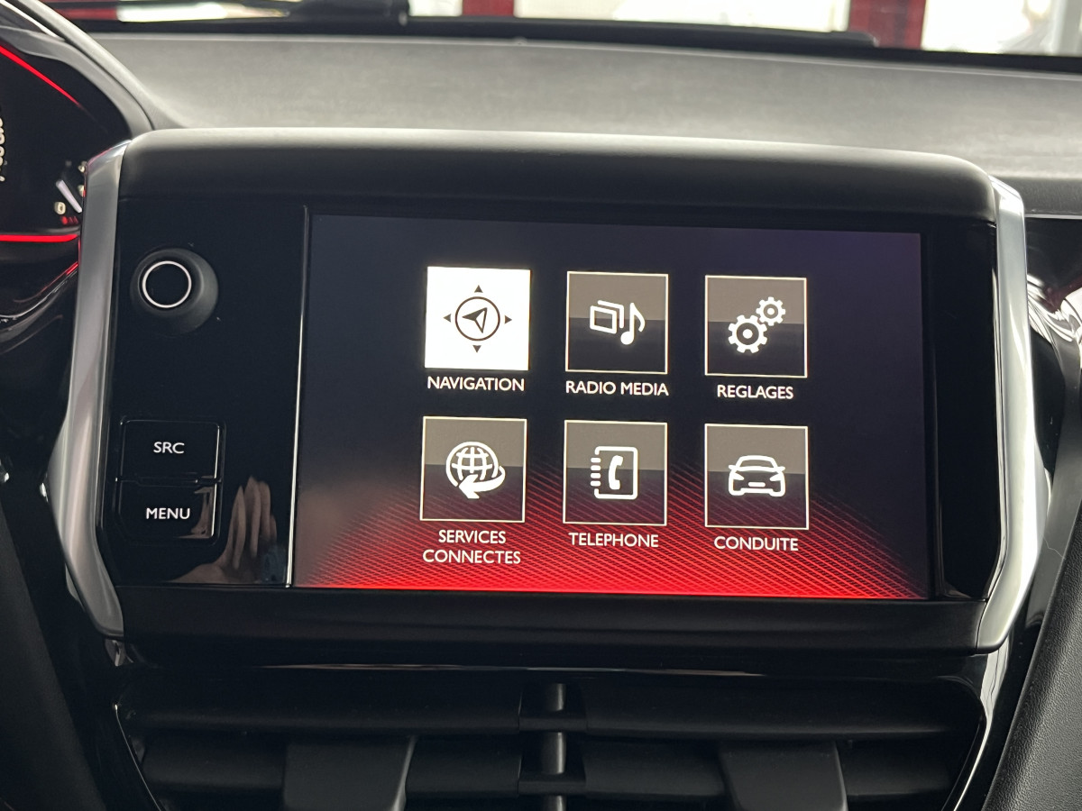 PEUGEOT 208 GTI 1,6 208 GPS CAMERA APPLE CARPLAY HIFI JBL REGULATEUR LIMITEUR PARK PILOT JANTES 17 EXCELLENT ETAT