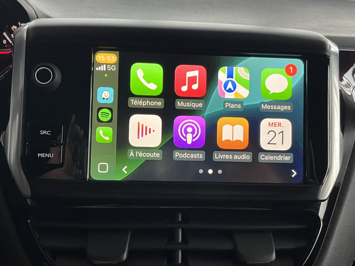 PEUGEOT 208 GTI 1,6 208 GPS CAMERA APPLE CARPLAY HIFI JBL REGULATEUR LIMITEUR PARK PILOT JANTES 17 EXCELLENT ETAT
