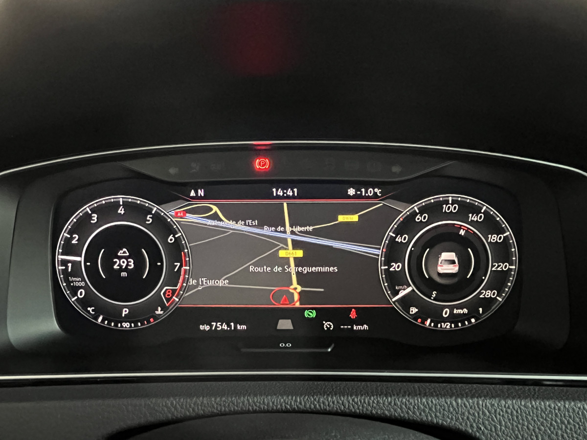 VW GOLF 7 GTI TCR  2,0 TSI 290 DSG7 GPS APPLE CAR PLAY ACC DCC DIGITAL COCKPIT KEYLESS REGULATEUR ADAPTATIF LIMITEUR  FULL LED JANTES 19  EXCELLENT ETAT