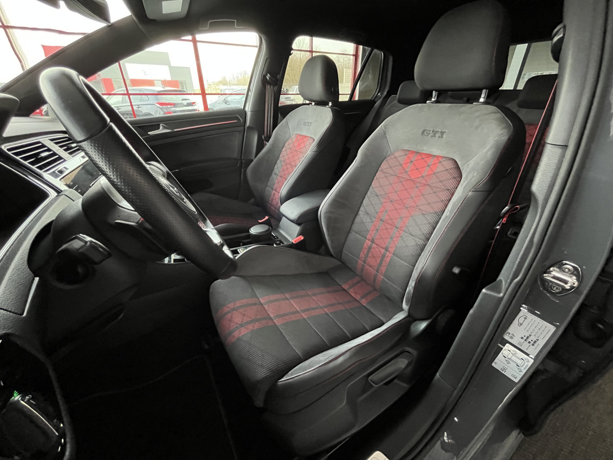 VW GOLF 7 GTI TCR  2,0 TSI 290 DSG7 GPS APPLE CAR PLAY ACC DCC DIGITAL COCKPIT KEYLESS REGULATEUR ADAPTATIF LIMITEUR  FULL LED JANTES 19  EXCELLENT ETAT