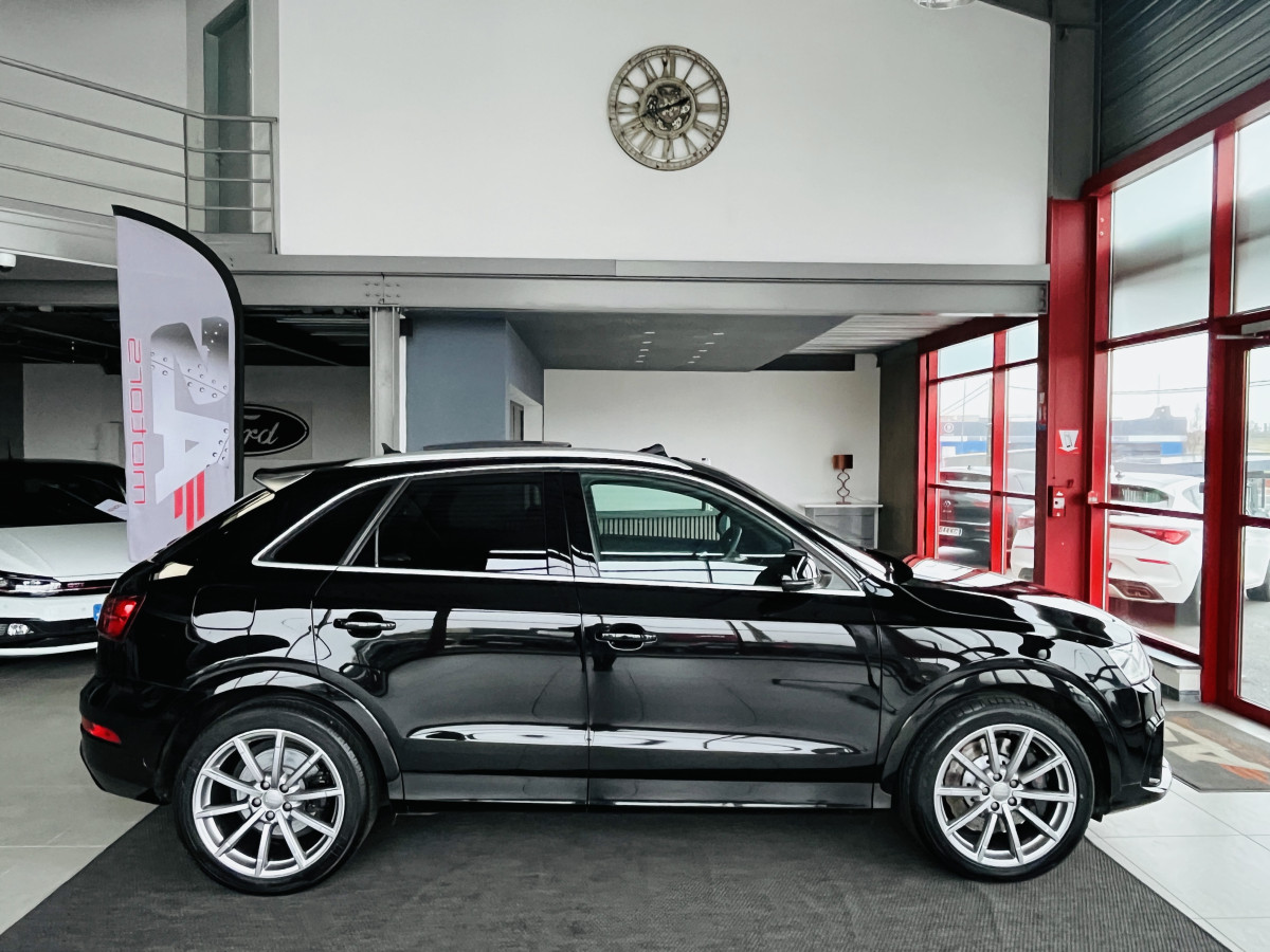 AUDI RSQ3 2,5 TFSI 367 S-TRONIC 7  QUATTRO TOIT PANORAMIQUE OUVRANT  GPS CAMERA KEYLESS HIFI BOSE  REGULATEUR PARK PILOT AUDI DRIVE SELECT FEUX LED . JANTES 19 EXCELLENT ETAT
