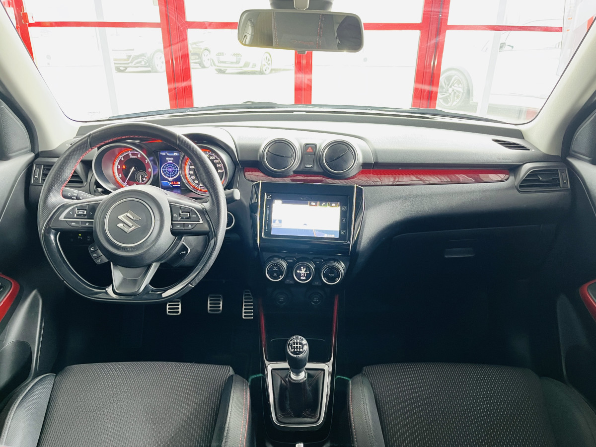 SUZUKI SWIFT SPORT 1,4 129 HYBRID GPS CAMERA FULL LED REGULATEUR LIMITEUR KEYLESS APPLE CARPLAY PARK PILOT EXCELLENT ETAT