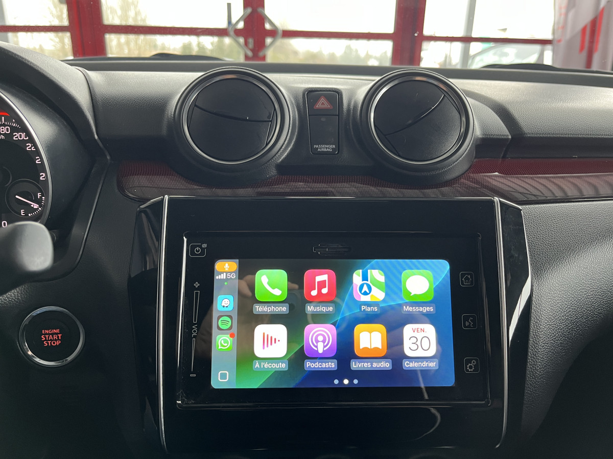 SUZUKI SWIFT SPORT 1,4 129 HYBRID GPS CAMERA FULL LED REGULATEUR LIMITEUR KEYLESS APPLE CARPLAY PARK PILOT EXCELLENT ETAT