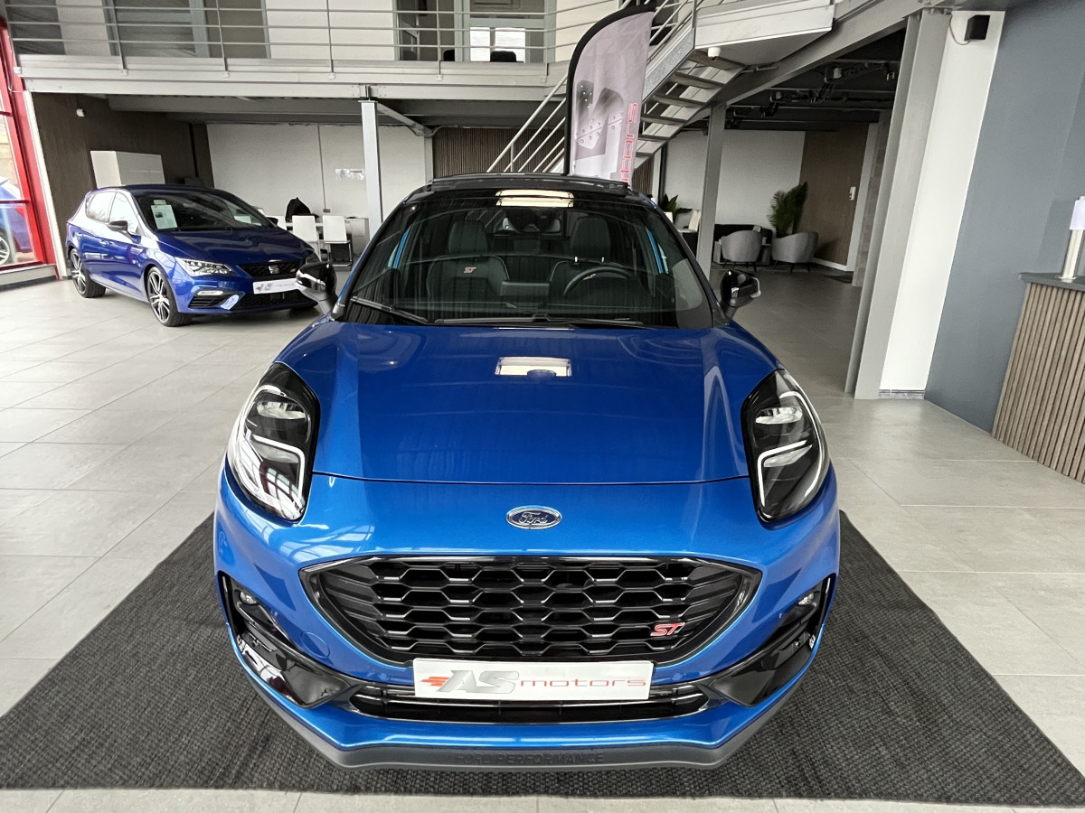 FORD PUMA ST 1,5 200 TOIT PANORAMIQUE OUVRANT  GPS CAMERA KEYLESS FEUX LED APPLE CARPLAY HIFI B&O REGULATEUR LIMITEUR PARK PILOT PACK HIVER JANTES 19 EXCELLENT ETAT