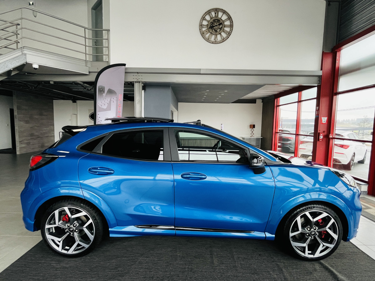 FORD PUMA ST 1,5 200 TOIT PANORAMIQUE OUVRANT  GPS CAMERA KEYLESS FEUX LED APPLE CARPLAY HIFI B&O REGULATEUR LIMITEUR PARK PILOT PACK HIVER JANTES 19 EXCELLENT ETAT