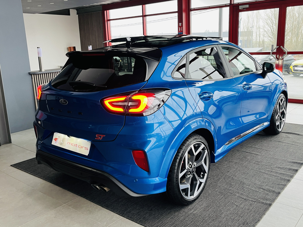 FORD PUMA ST 1,5 200 TOIT PANORAMIQUE OUVRANT  GPS CAMERA KEYLESS FEUX LED APPLE CARPLAY HIFI B&O REGULATEUR LIMITEUR PARK PILOT PACK HIVER JANTES 19 EXCELLENT ETAT