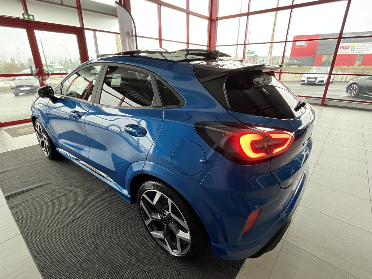 FORD PUMA ST 1,5 200 TOIT PANORAMIQUE OUVRANT  GPS CAMERA KEYLESS FEUX LED APPLE CARPLAY HIFI B&O REGULATEUR LIMITEUR PARK PILOT PACK HIVER JANTES 19 EXCELLENT ETAT