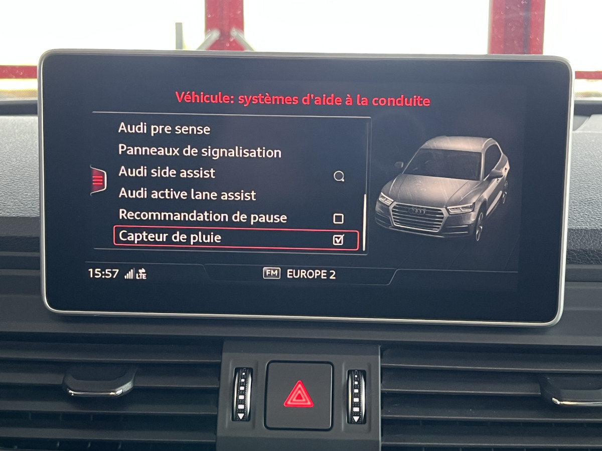AUDI SQ5 TDI V6 347 BVA8 QUATTRO ATTELAGE  TOIT PANORAMIQUE GPS CAMERA KEYLESS ACC DCC  HIFI B&O APPLE CARPLAY  REGULATEUR ADAPTATIF FULL BLACK MATRIX LED  DRIVE SELECT JANTES 21  EXCELLENT ETAT