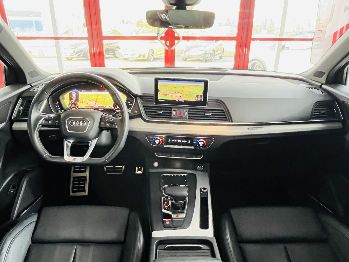 AUDI SQ5 TDI V6 347 BVA8 QUATTRO ATTELAGE  TOIT PANORAMIQUE GPS CAMERA KEYLESS ACC DCC  HIFI B&O APPLE CARPLAY  REGULATEUR ADAPTATIF FULL BLACK MATRIX LED  DRIVE SELECT JANTES 21  EXCELLENT ETAT