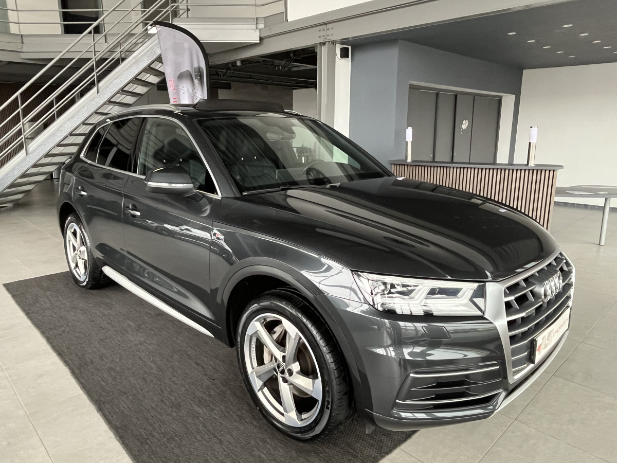 AUDI Q5 50 TDI 3,0 V6 286 BVA QUATTRO ATTELAGE TOIT PANORAMIQUE HIFI B&O VIRTUAL COCKPIT  KEYLESS CARPLAY GPS REGULATEUR LIMITEUR PARK PILOT JANTES 20 EXCELLENT ETAT