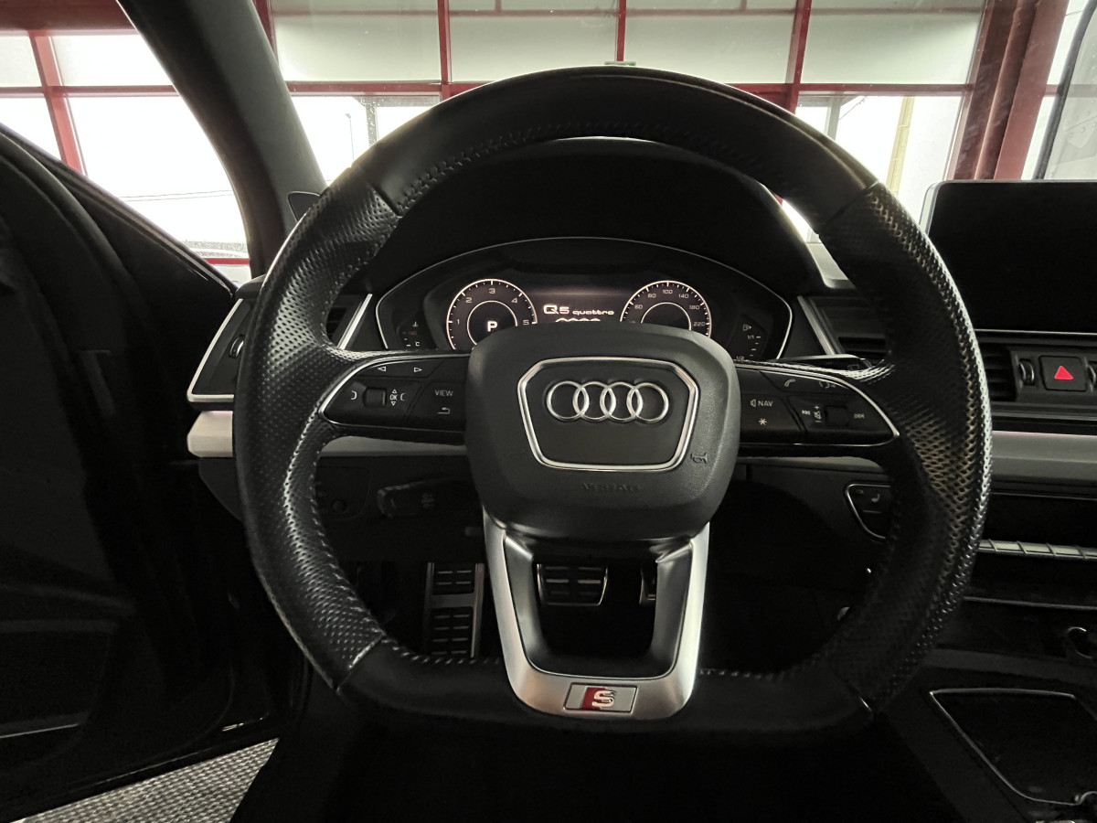 AUDI Q5 50 TDI 3,0 V6 286 BVA QUATTRO ATTELAGE TOIT PANORAMIQUE HIFI B&O VIRTUAL COCKPIT  KEYLESS CARPLAY GPS REGULATEUR LIMITEUR PARK PILOT JANTES 20 EXCELLENT ETAT