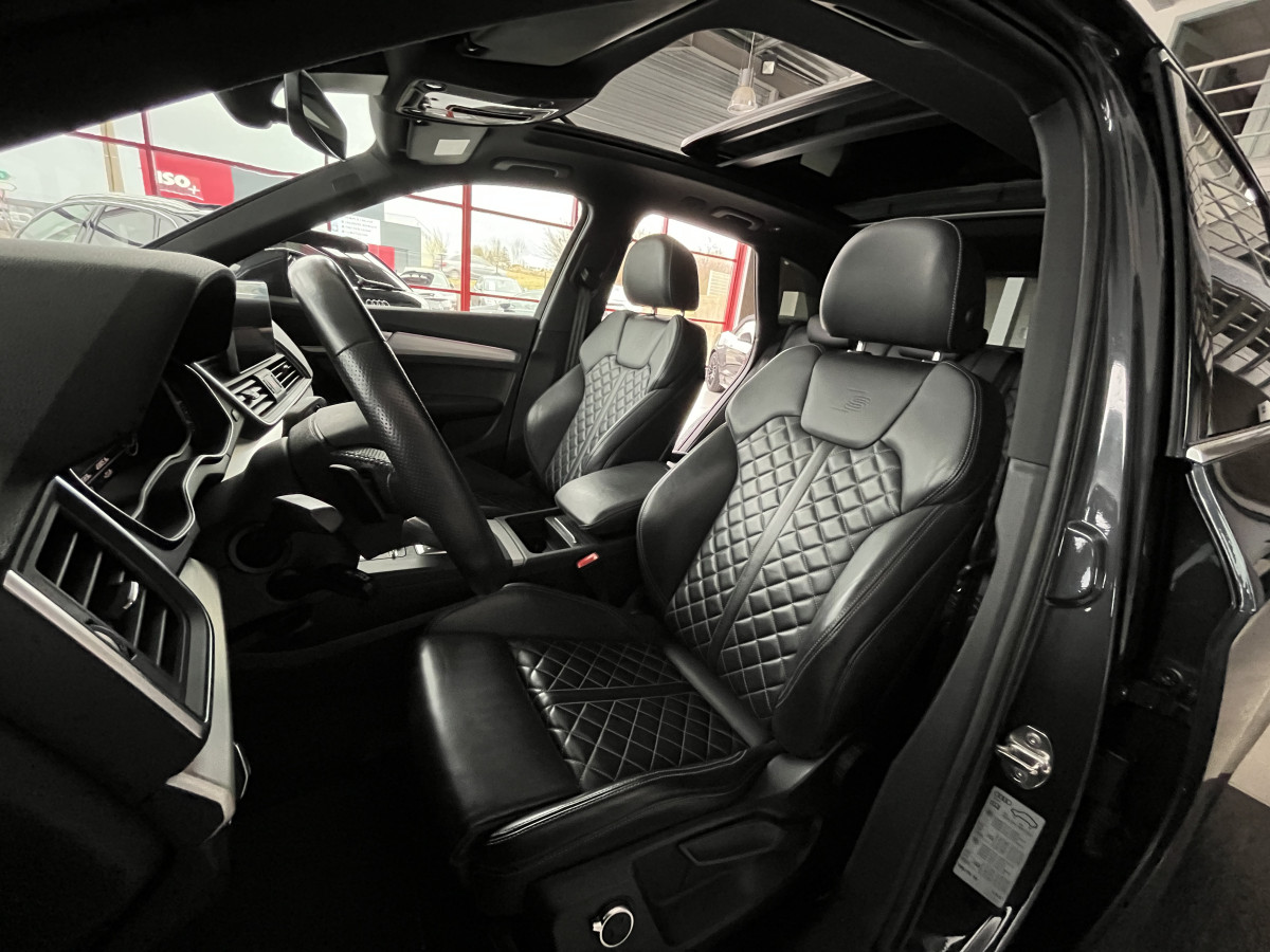 AUDI Q5 50 TDI 3,0 V6 286 BVA QUATTRO ATTELAGE TOIT PANORAMIQUE HIFI B&O VIRTUAL COCKPIT  KEYLESS CARPLAY GPS REGULATEUR LIMITEUR PARK PILOT JANTES 20 EXCELLENT ETAT