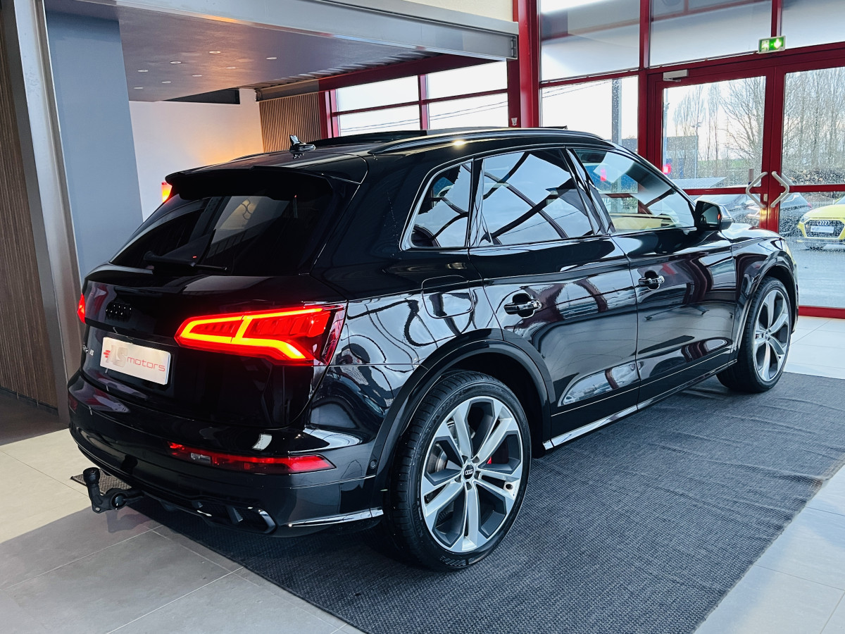AUDI SQ5 3,0 TDI V6 347 BVA8 QUATTRO TOIT PANORAMIQUE OUVRANT  ATTELAGE ELECTRIQUE GPS  CAMERA 360 APPLE CARPLAY  KEYLESS HIFI B&O REGULATEUR ADAPTATIF PHARES MATRIX LED PARK PILOT FULL CUIR  DRIVE SELECT JANTE 21 EXCELLENT ETAT