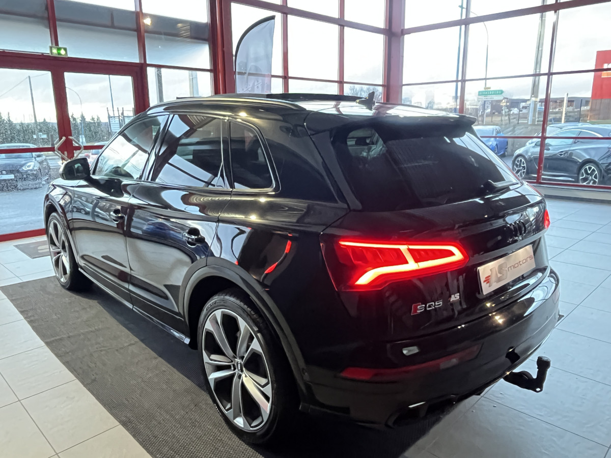 AUDI SQ5 3,0 TDI V6 347 BVA8 QUATTRO TOIT PANORAMIQUE OUVRANT  ATTELAGE ELECTRIQUE GPS  CAMERA 360 APPLE CARPLAY  KEYLESS HIFI B&O REGULATEUR ADAPTATIF PHARES MATRIX LED PARK PILOT FULL CUIR  DRIVE SELECT JANTE 21 EXCELLENT ETAT