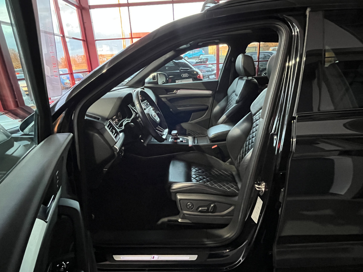 AUDI SQ5 3,0 TDI V6 347 BVA8 QUATTRO TOIT PANORAMIQUE OUVRANT  ATTELAGE ELECTRIQUE GPS  CAMERA 360 APPLE CARPLAY  KEYLESS HIFI B&O REGULATEUR ADAPTATIF PHARES MATRIX LED PARK PILOT FULL CUIR  DRIVE SELECT JANTE 21 EXCELLENT ETAT