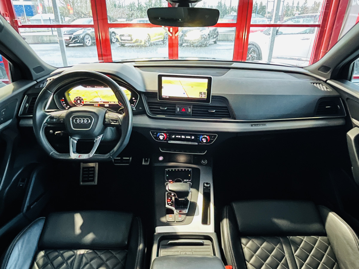 AUDI SQ5 3,0 TDI V6 347 BVA8 QUATTRO TOIT PANORAMIQUE OUVRANT  ATTELAGE ELECTRIQUE GPS  CAMERA 360 APPLE CARPLAY  KEYLESS HIFI B&O REGULATEUR ADAPTATIF PHARES MATRIX LED PARK PILOT FULL CUIR  DRIVE SELECT JANTE 21 EXCELLENT ETAT