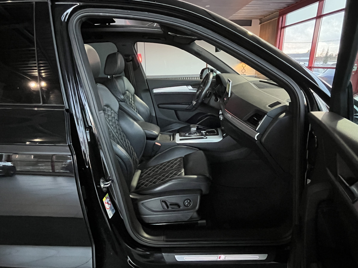 AUDI SQ5 3,0 TDI V6 347 BVA8 QUATTRO TOIT PANORAMIQUE OUVRANT  ATTELAGE ELECTRIQUE GPS  CAMERA 360 APPLE CARPLAY  KEYLESS HIFI B&O REGULATEUR ADAPTATIF PHARES MATRIX LED PARK PILOT FULL CUIR  DRIVE SELECT JANTE 21 EXCELLENT ETAT