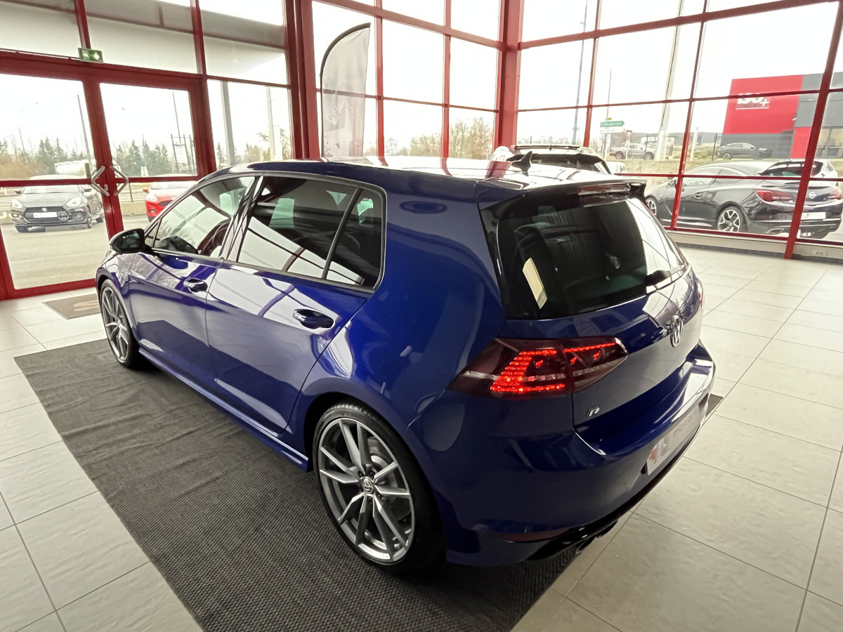 VW GOLF 7 R 2,0 TSI 300 DSG6 4MOTION GPS CAMERA  ACC DCC  REGULATEUR  ADAPTATIF LIMITEUR  FEUX BI-XENON FULL CUIR JANTES 19 PRETORIA  EXCELLENT ETAT