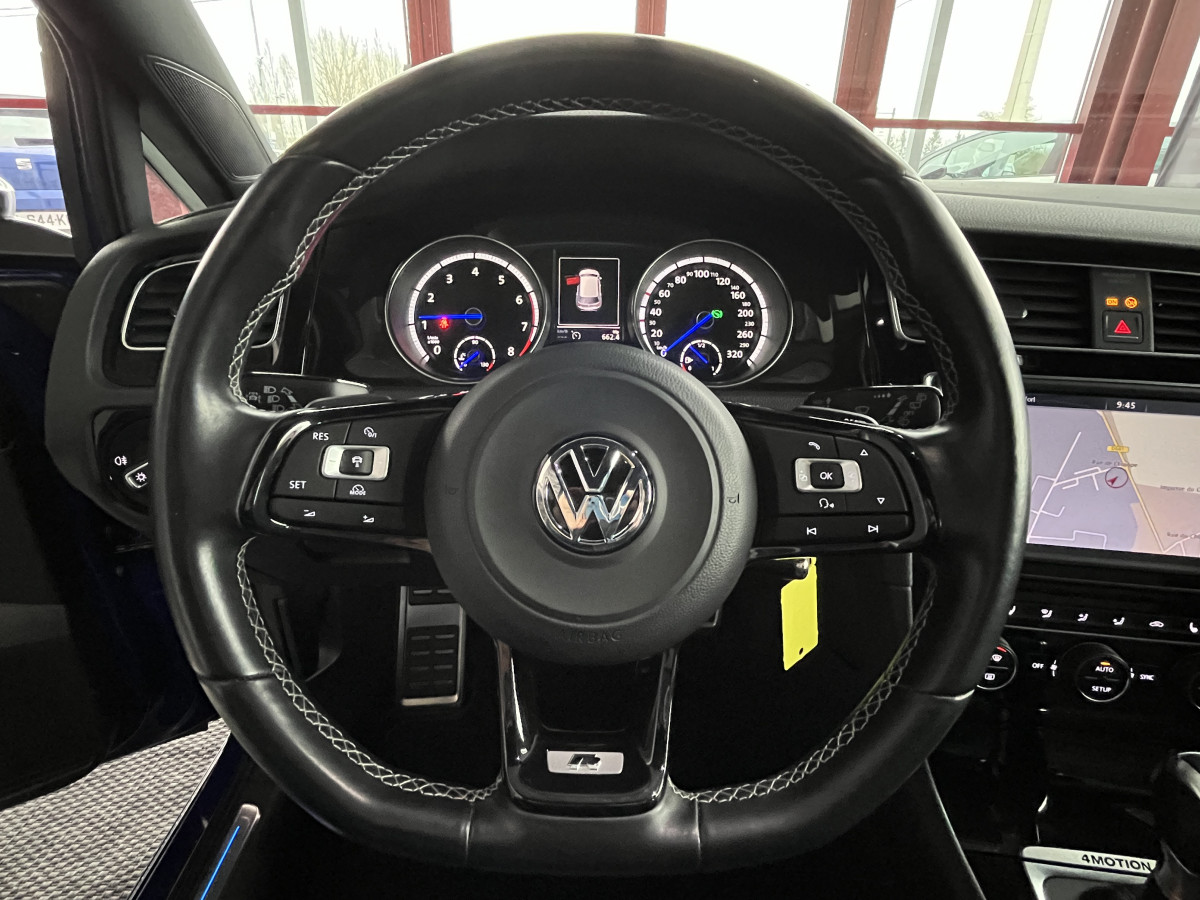 VW GOLF 7 R 2,0 TSI 300 DSG6 4MOTION GPS CAMERA  ACC DCC  REGULATEUR  ADAPTATIF LIMITEUR  FEUX BI-XENON FULL CUIR JANTES 19 PRETORIA  EXCELLENT ETAT