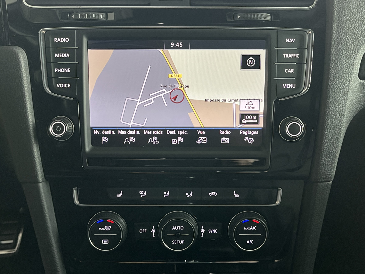 VW GOLF 7 R 2,0 TSI 300 DSG6 4MOTION GPS CAMERA  ACC DCC  REGULATEUR  ADAPTATIF LIMITEUR  FEUX BI-XENON FULL CUIR JANTES 19 PRETORIA  EXCELLENT ETAT