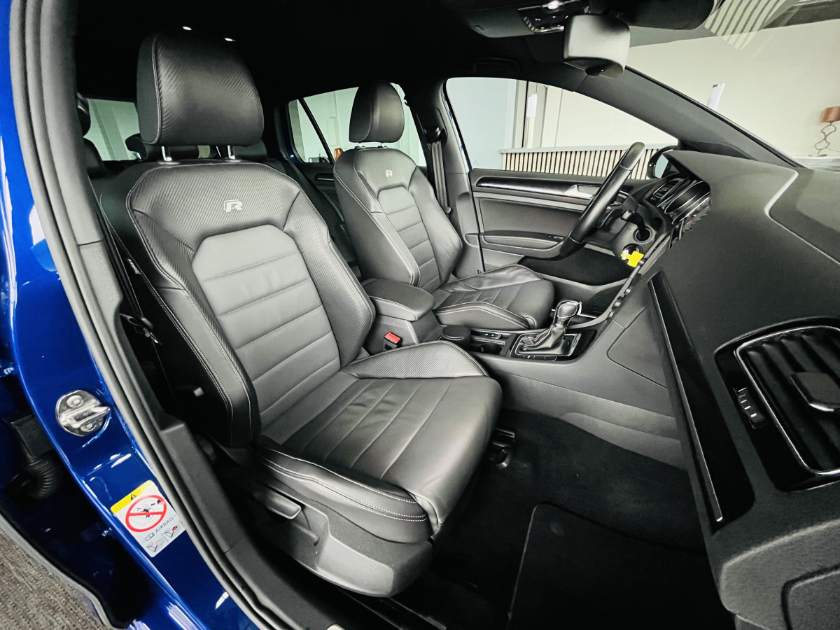 VW GOLF 7 R 2,0 TSI 300 DSG6 4MOTION GPS CAMERA  ACC DCC  REGULATEUR  ADAPTATIF LIMITEUR  FEUX BI-XENON FULL CUIR JANTES 19 PRETORIA  EXCELLENT ETAT