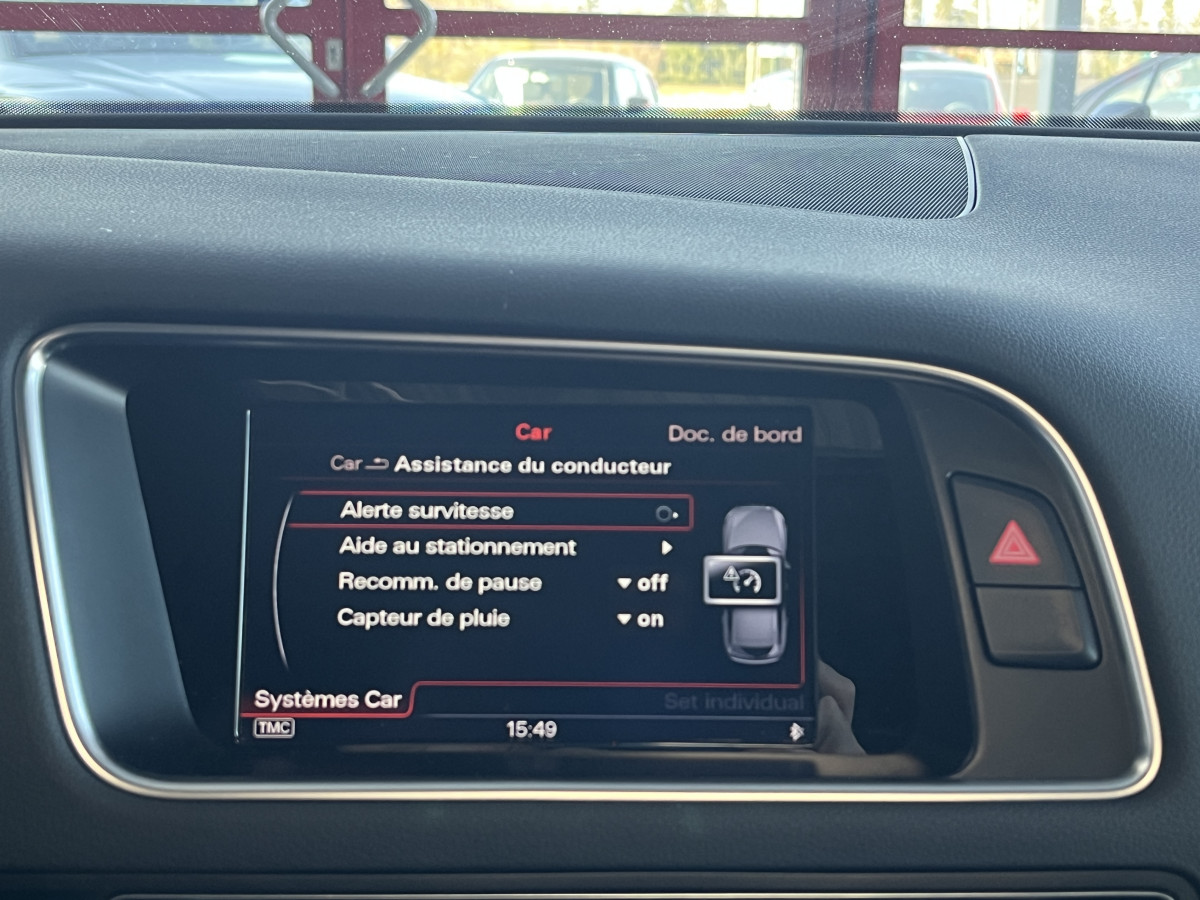 AUDI SQ5 3,0  TDI V6 313 BVA8 QUATTRO TOIT PANORAMIQUE OUVRANT  GPS CAMERA HIFI B&O KEYLESS  BI-XENON  PARK PILOT  DRIVE SELECT JANTE 21  EXCELLENT ETAT