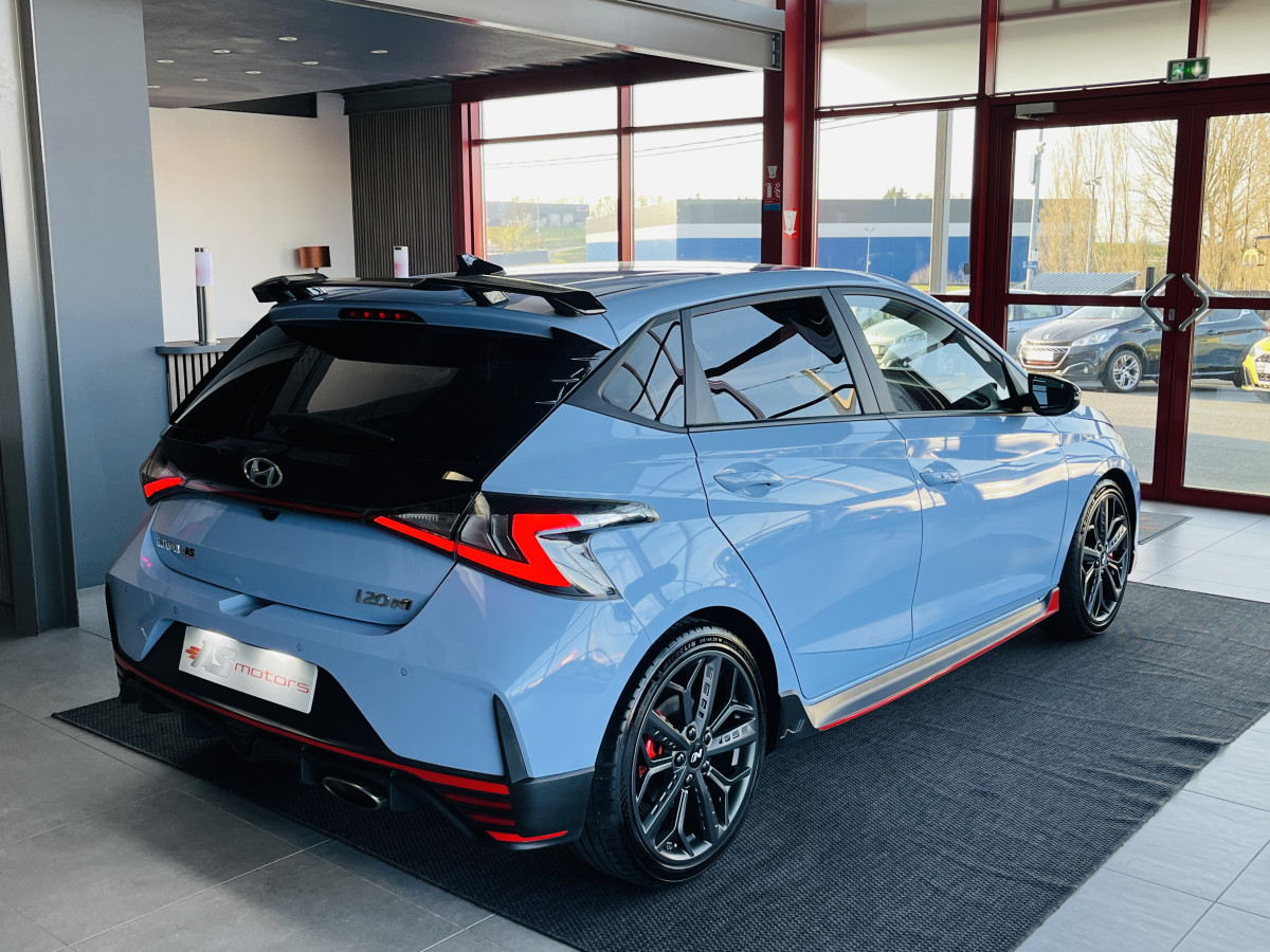 HYUNDAI I20 N 1,6 T-GDI 204 GPS CAMERA APPLE CARPLAY REGULATEUR LIMITEUR KEYLESS VIRTUAL COCKPIT DRIVE SELECT HIFI BOSE FULL LED DIFFERENTIEL A GLISSEMENT EXCELLENT ETAT