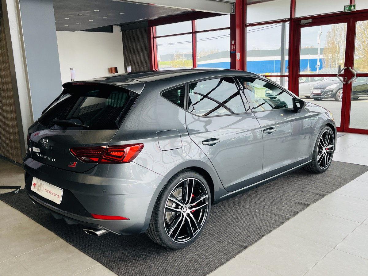 SEAT LEON CUPRA 2,0 TSI 300 GPS DCC REGULATEUR  PARK PILOT SEAT SOUND  FULL LED KEYESS DIGITAL COCKPIT JANTES 19 EXCELLENT ETAT