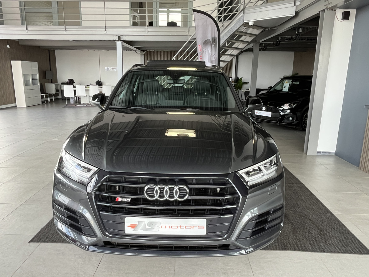 AUDI SQ5 3,0 TDI V6 347 BVA8 QUATTRO TOIT PANORAMIQUE OUVRANT  ATTELAGE ELECTRIQUE GPS  CAMERA  KEYLESS REGULATEUR LIMITEUR  PHARES MATRIX  LED  LED PARK PILOT FULL CUIR  DRIVE SELECT JANTE 21 EXCELLENT ETAT