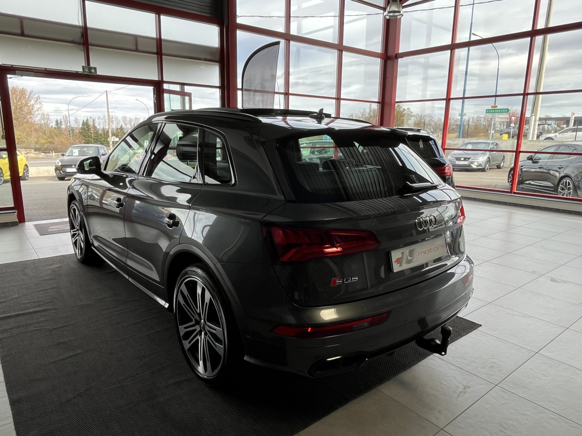 AUDI SQ5 3,0 TDI V6 347 BVA8 QUATTRO TOIT PANORAMIQUE OUVRANT  ATTELAGE ELECTRIQUE GPS  CAMERA  KEYLESS REGULATEUR LIMITEUR  PHARES MATRIX  LED  LED PARK PILOT FULL CUIR  DRIVE SELECT JANTE 21 EXCELLENT ETAT