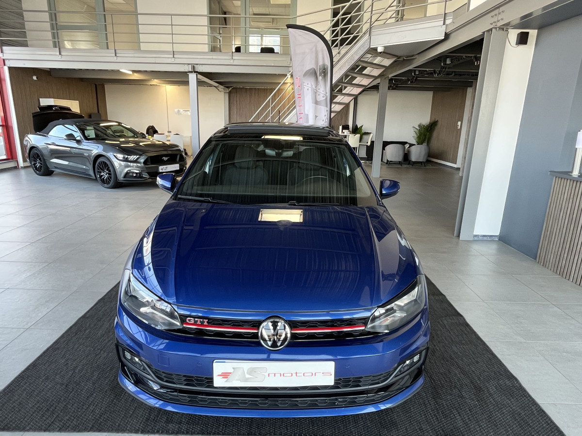 VOLKSWAGEN  POLO 2,0 TSI 200 DSG6 TOIT PANORAMIQUE GPS  CAMERA  VITUAL COCKPIT DMS ACC REGULATEUR ADAPTATIF LIMITEUR PARK PILOT IQ DRIVE  JANTES BRESCIA FEUX HALOGENE  EXCELLENT ETAT