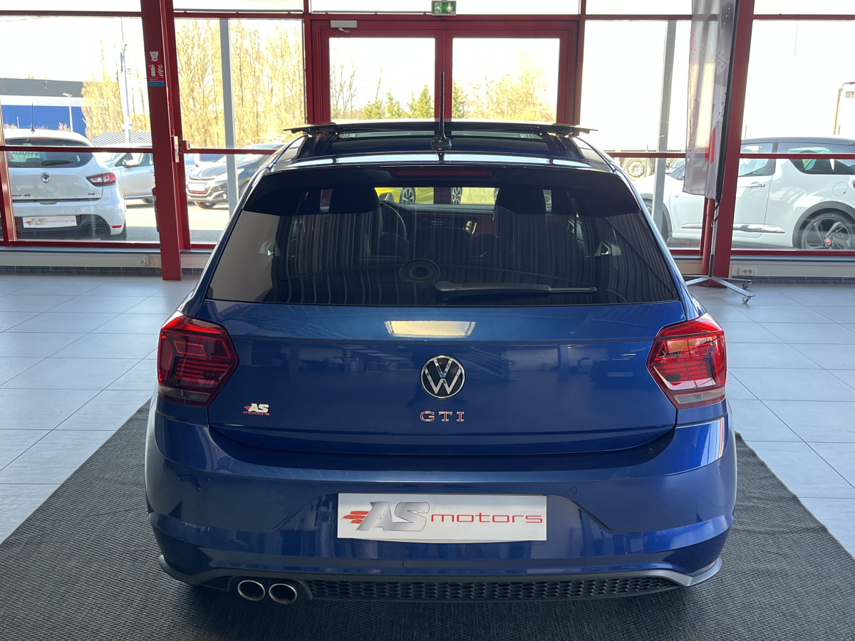 VOLKSWAGEN  POLO 2,0 TSI 200 DSG6 TOIT PANORAMIQUE GPS  CAMERA  VITUAL COCKPIT DMS ACC REGULATEUR ADAPTATIF LIMITEUR PARK PILOT IQ DRIVE  JANTES BRESCIA FEUX HALOGENE  EXCELLENT ETAT