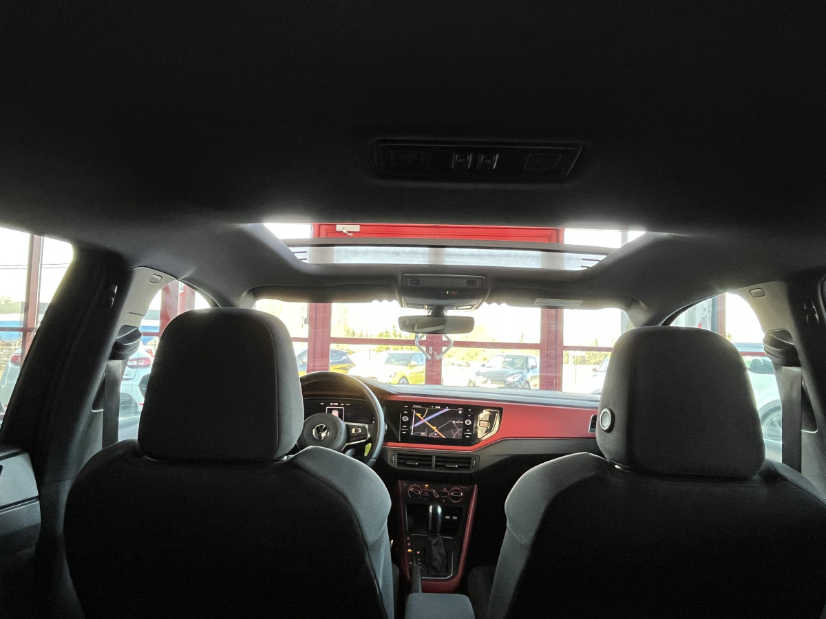 VOLKSWAGEN  POLO 2,0 TSI 200 DSG6 TOIT PANORAMIQUE GPS  CAMERA  VITUAL COCKPIT DMS ACC REGULATEUR ADAPTATIF LIMITEUR PARK PILOT IQ DRIVE  JANTES BRESCIA FEUX HALOGENE  EXCELLENT ETAT