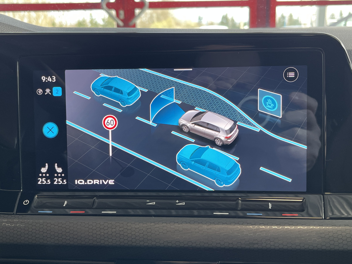 VOLKSWAGEN GOLF 8 GTD 2,0 TDI 200 DSG7 TOIT PANORAMIQUE GPS CAMERA  ATTELAGE HIFI HARMAN/KARDON IQ-DRIVE  REGULATEUR ADAPTATIF  LIMITEUR FULL LED APPLE CARPLAY KEYLESS DRIVE SELECT  EXCELLENT ETAT