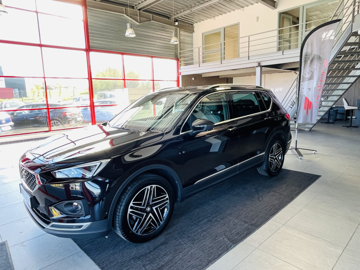 SEAT TARRACO XCELLENCE 2,0 TDI 150 7 PLACES ATTELAGE  GPS CAMERA HIFI BEATS REGULATEUR ADAPTATIF APPLE CARPLAY PARK PILOT DRIVE SELECT FEUX FULL LED  DIGITAL COCKPIT  EXCELLENT ETAT