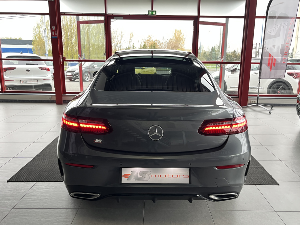 MERCEDES CLASSE E COUPE 220 CDI 194 AMG LINE 9G-TRONIC TOIT PANORAMIQUE OUVRANT GPS CAMERA KEYLESS APPLE CARPLAY HIFI BURMESTER  VIRTUAL COCKPIT PARK PILOT MBUX PACK AMG FEUX FULL LED JANTES ALU 20 EXCELLENT ETAT