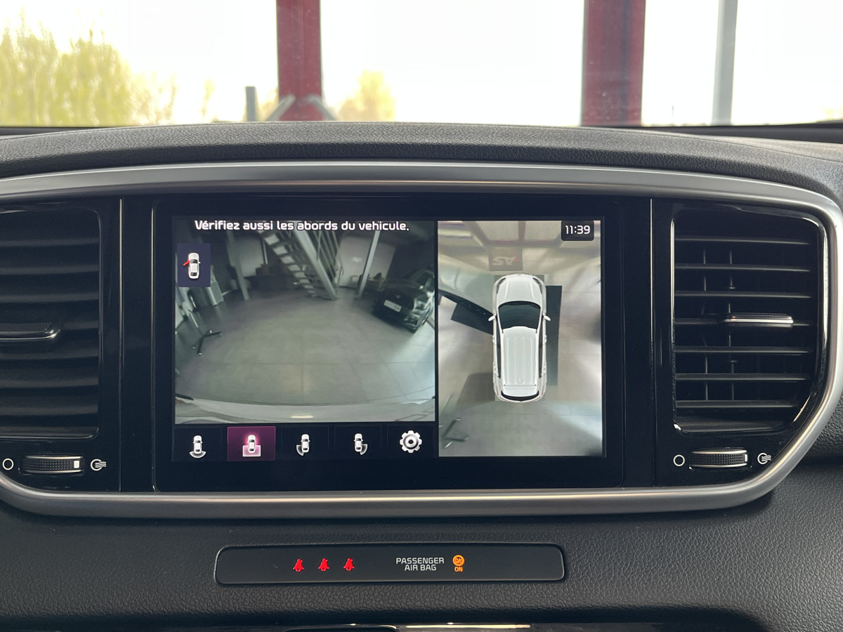 KIA SPORTAGE 1,6 CRDI  136 DCT7  GT LINE PREMIUM 4X2 GPS TOIT PANORAMIQUE OUVRANT  CAMERA 360 APPLE CARPLAY REGULATEUR LIMITEUR HIFI JBL KEYLESS PARK PILOT JANTES ALU 19  EXCELLENT ETAT