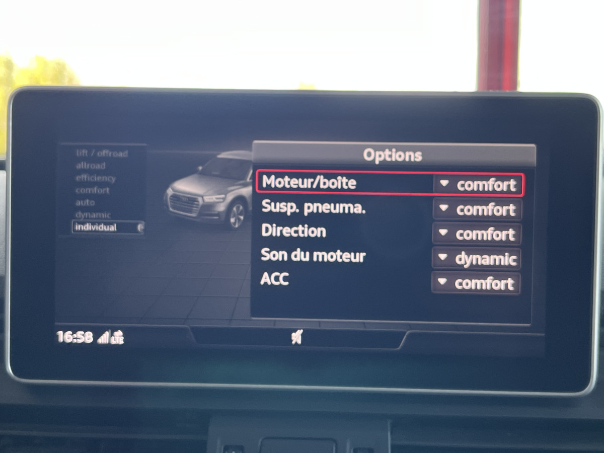 AUDI SQ5 3,0 TDI V6 347 BVA8 QUATTRO  ATTELAGE ELECTRIQUE SUSPENSION PNEUMATIQUE  GPS  CAMERA APPLE CARPLAY KEYLESS REGULATEUR ADAPTATIF  LIMITEUR  PHARES MATRIX  LED  LED PARK PILOT  DRIVE SELECT JANTE 20  EXCELLENT ETAT