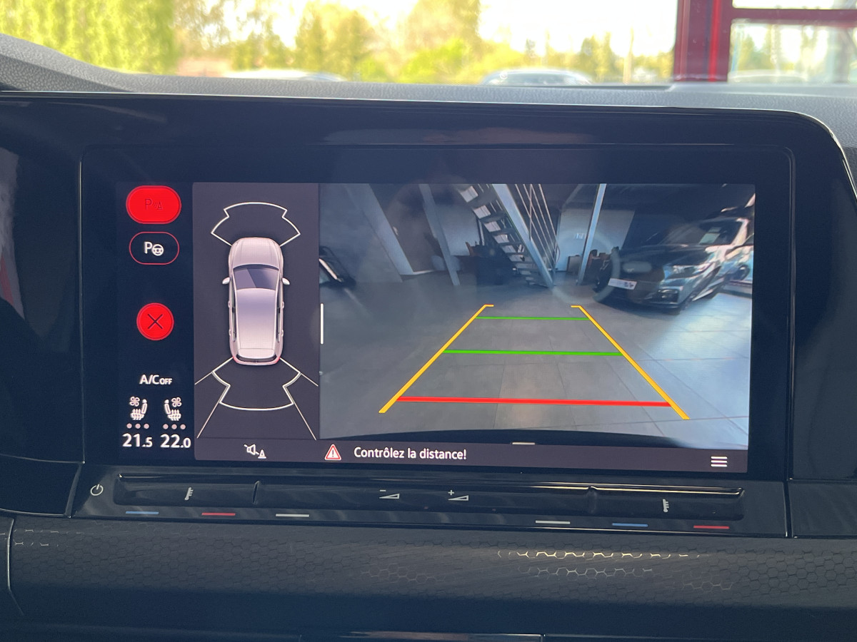 VOLKSWAGEN GOLF 8 GTD 2,0 TDI 200 DSG7 TOIT PANORAMIQUE GPS CAMERA  ATTELAGE HIFI HARMAN/KARDON IQ-DRIVE  REGULATEUR ADAPTATIF  LIMITEUR FULL LED APPLE CARPLAY KEYLESS DRIVE SELECT  EXCELLENT ETAT