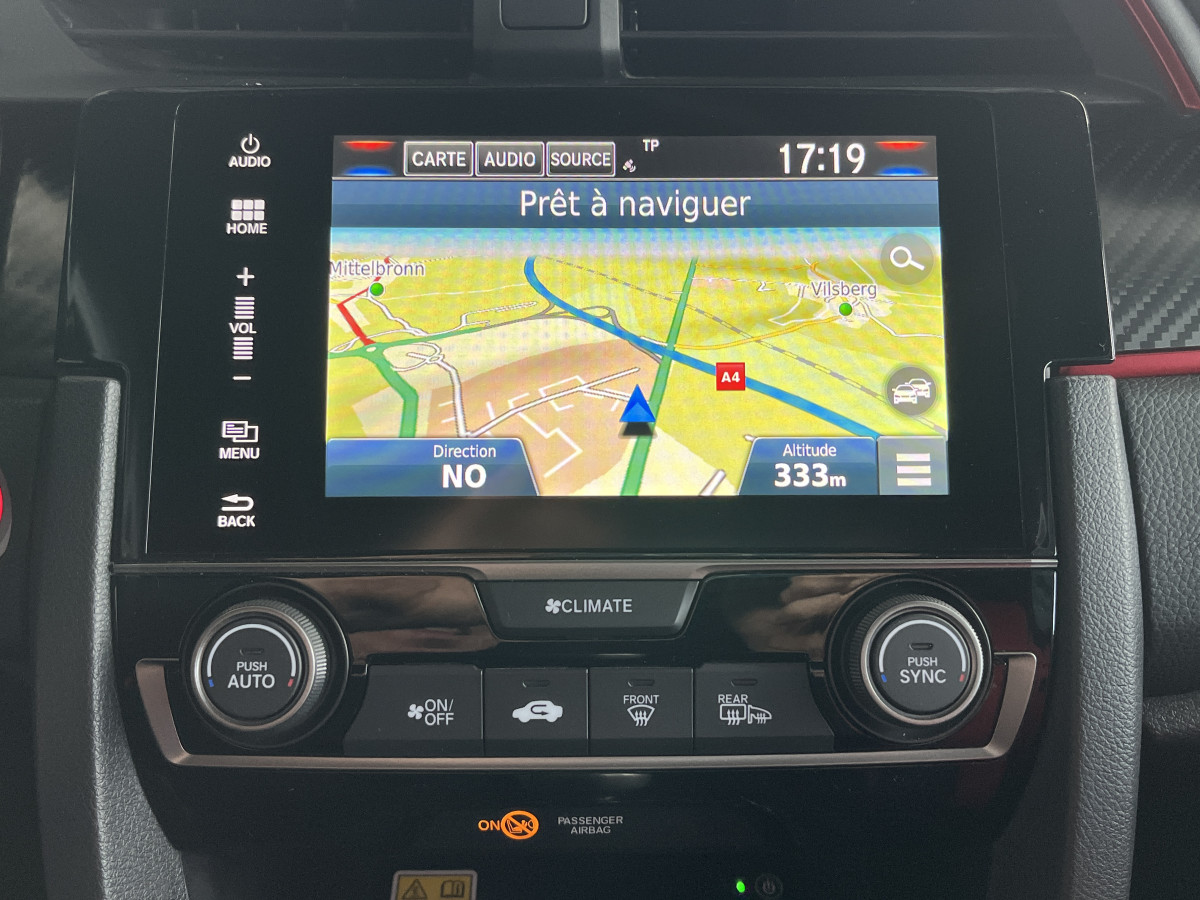 HONDA CIVIC 2,0 I-VTEC 320  TYPE R GT  NUMEROTÉ R-05963 DIFFERENTIEL A GLISSEMENT  REGULATEUR LIMITEUR FULL LED KEYLESS  JANTES 19 SIEGES RECARO  ECHAPPEMENT REMUS  EXCELLENT ETAT