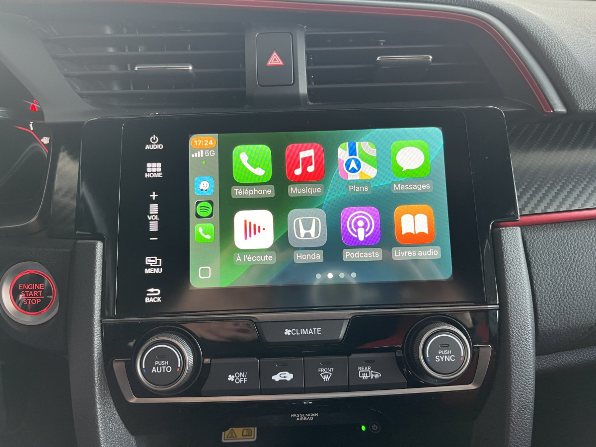 HONDA CIVIC 2,0 I-VTEC 320  TYPE R GT  NUMEROTÉ R-05963 DIFFERENTIEL A GLISSEMENT  REGULATEUR LIMITEUR FULL LED KEYLESS  JANTES 19 SIEGES RECARO  ECHAPPEMENT REMUS  EXCELLENT ETAT