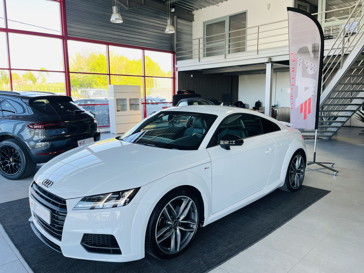 AUDI TT 2,0 TFSI 230 S-LINE  QUATTRO S-TRONIC 6 GPS  KEYLESS DRIVE SELECT REGULATEUR LIMITEUR  HIFI B&O SIEGES RS FEUX FULL LED JANTES 19 RS EXCELLENT ETAT