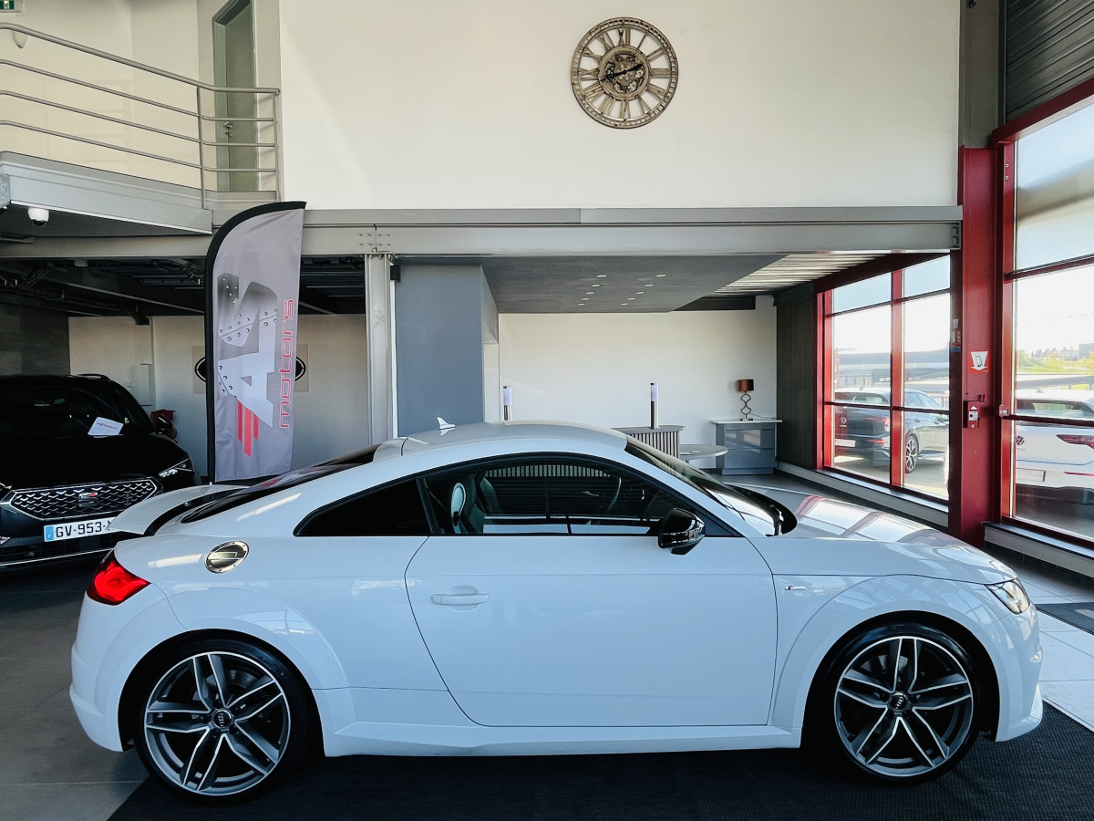 AUDI TT 2,0 TFSI 230 S-LINE  QUATTRO S-TRONIC 6 GPS  KEYLESS DRIVE SELECT REGULATEUR LIMITEUR  HIFI B&O SIEGES RS FEUX FULL LED JANTES 19 RS EXCELLENT ETAT