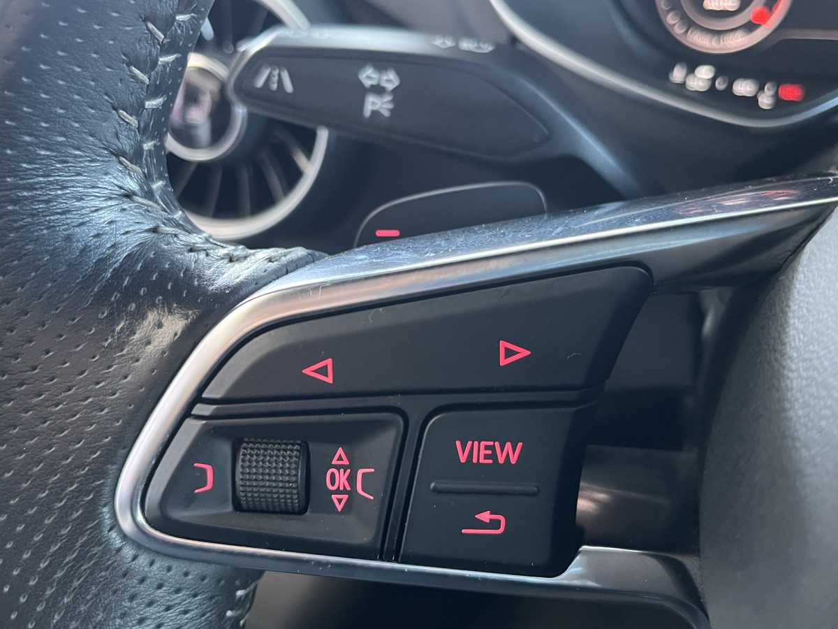 AUDI TT 2,0 TFSI 230 S-LINE  QUATTRO S-TRONIC 6 GPS  KEYLESS DRIVE SELECT REGULATEUR LIMITEUR  HIFI B&O SIEGES RS FEUX FULL LED JANTES 19 RS EXCELLENT ETAT