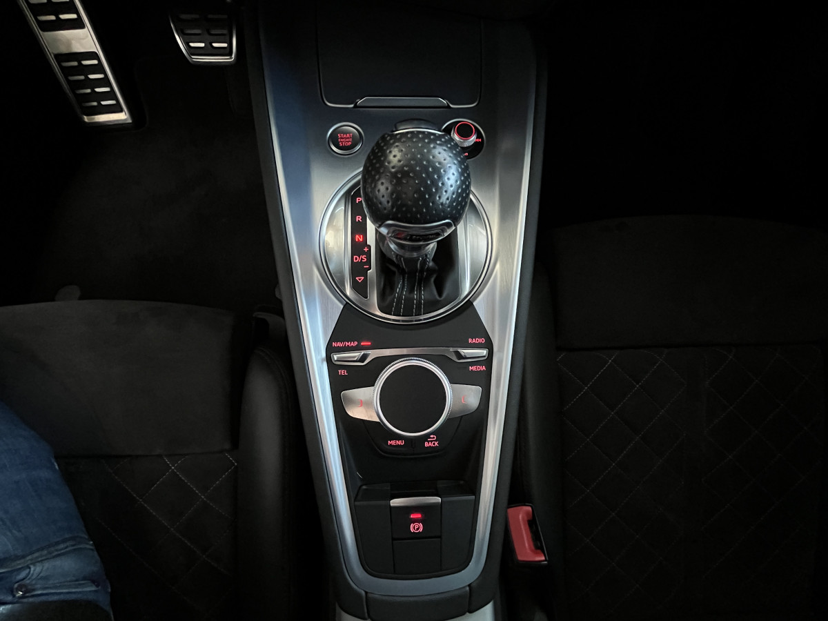 AUDI TT 2,0 TFSI 230 S-LINE  QUATTRO S-TRONIC 6 GPS  KEYLESS DRIVE SELECT REGULATEUR LIMITEUR  HIFI B&O SIEGES RS FEUX FULL LED JANTES 19 RS EXCELLENT ETAT