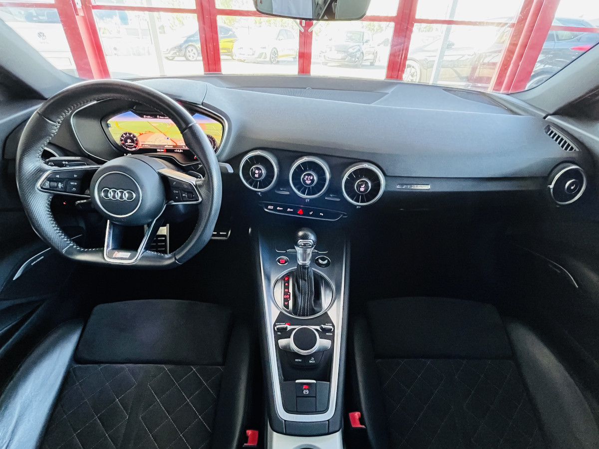 AUDI TT 2,0 TFSI 230 S-LINE  QUATTRO S-TRONIC 6 GPS  KEYLESS DRIVE SELECT REGULATEUR LIMITEUR  HIFI B&O SIEGES RS FEUX FULL LED JANTES 19 RS EXCELLENT ETAT