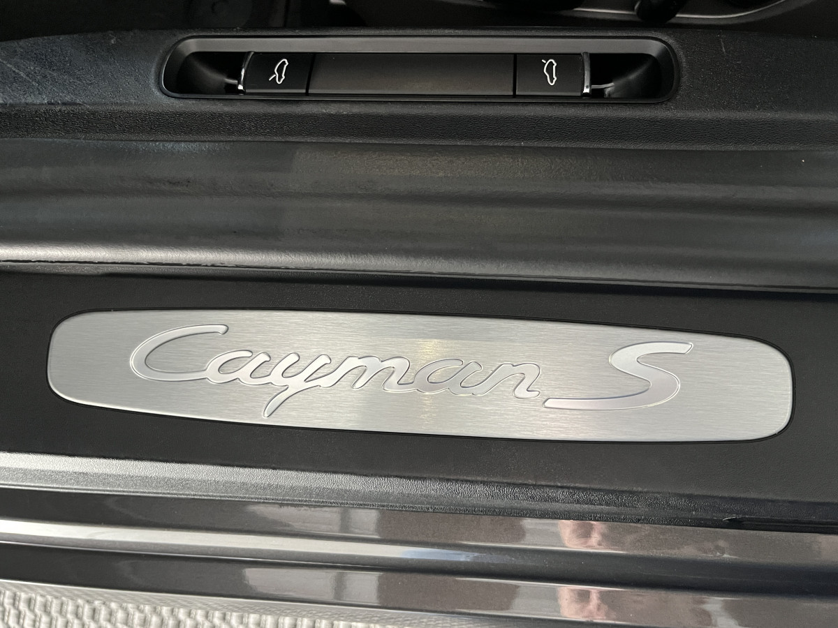PORSCHE CAYMAN 718 S COUPE 2,5 TURBO 350 PDK GPS CAMERA REGULATEUR PASM PDLS  HIFI BOSE APPLE CARPLAY SIEGES SPORT PACK  SPORT DESIGN PACK CHRONO SPORT PACK CARBON ECHAPPEMENT SPORT JANTES 20