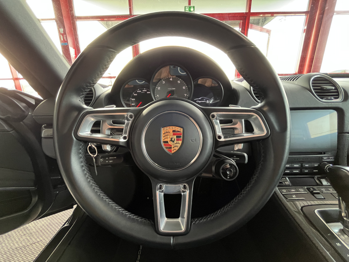 PORSCHE CAYMAN 718 S COUPE 2,5 TURBO 350 PDK GPS CAMERA REGULATEUR PASM PDLS  HIFI BOSE APPLE CARPLAY SIEGES SPORT PACK  SPORT DESIGN PACK CHRONO SPORT PACK CARBON ECHAPPEMENT SPORT JANTES 20